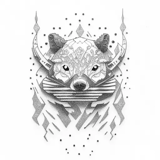 hydraulic press  tattoo design idea
