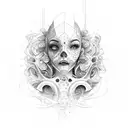 hydraulic press  tattoo design idea