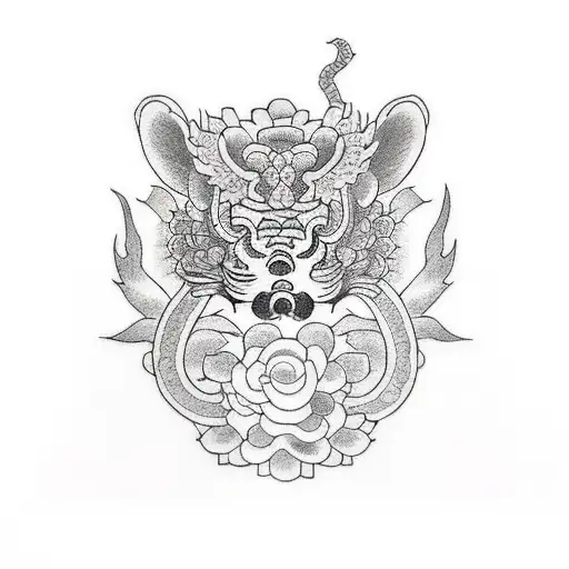 rope tattoo design idea