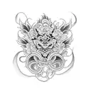 rope tattoo design idea