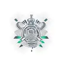 coctelera boston tattoo design idea