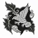 Slavic paganism tattoo design idea