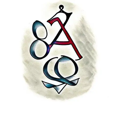 psalm 23 in Hebrew just letters tattoo design idea