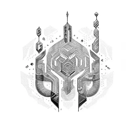 Kompass, Mandela, Buchstabe g, Buchstabe m  tattoo design idea