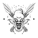 monster, multiple personalities  tattoo design idea