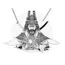 Miyamoto Musashi for forearm  tattoo design idea