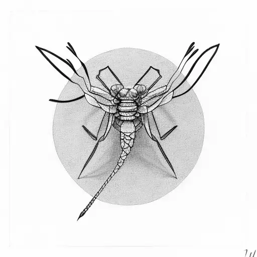 mantis  tattoo design idea