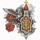 orthodox church  tattoo design idea