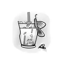 A bartender mixing a cocktail with a butterfly-shaped shaker tattoo design idea
