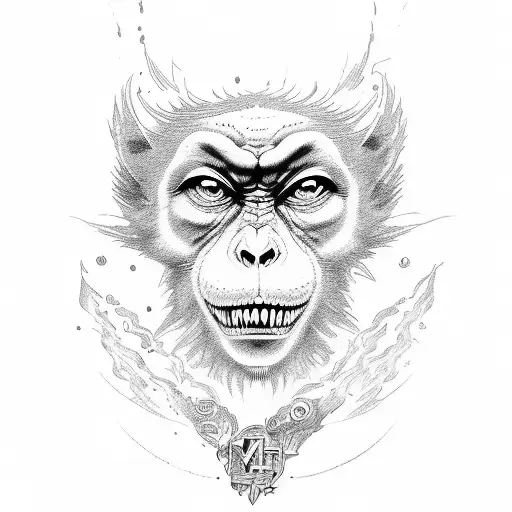 Monkey D Luffy tattoo design idea