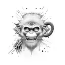 Monkey D Luffy tattoo design idea