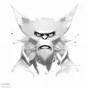 Monkey D Luffy tattoo design idea