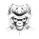 Monkey D Luffy tattoo design idea