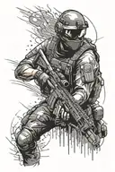 counter strike tattoo design idea