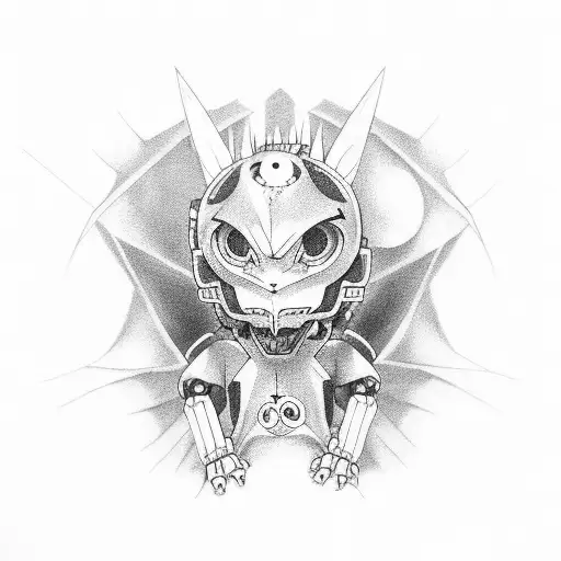 Digimon tattoo design idea