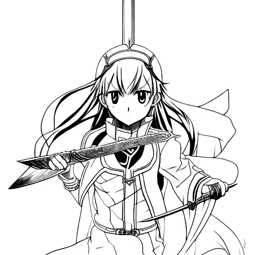 Sword art online kiritos sword tattoo design idea