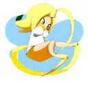 minimalistic Lemon in Cartoon Look with small hands and legs tattoo design idea