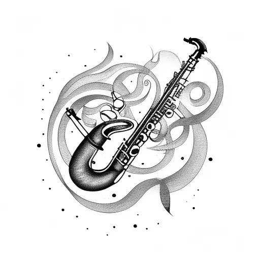 30+ Saxophone Tattoo Stock Photos, Pictures & Royalty-Free Images - iStock