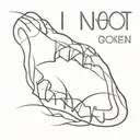 I'm not broken tattoo design idea