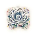 flores tattoo design idea