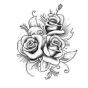 flores tattoo design idea