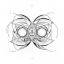 double venus tattoo design idea