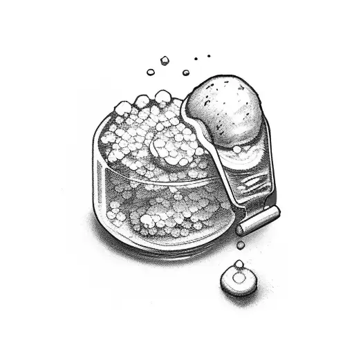 "take with a grain of salt" with a mini salt shaker tattoo design idea