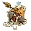 Avatar Aang tattoo design idea