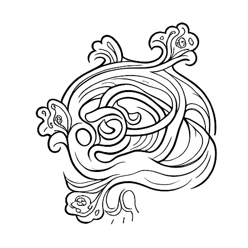 Floral uterus tattoo design idea