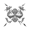 scissors 06.02.2023 tattoo design idea