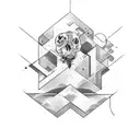 always count on god tattoo design idea