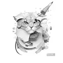 Numbers 420 and 020 tattoo design idea