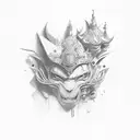 Numbers 420 and 020 tattoo design idea