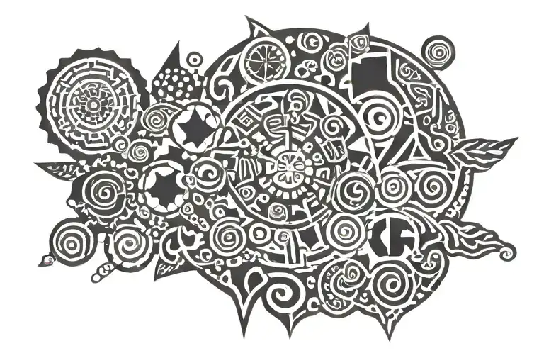 norway netherlands compas tattoo design idea