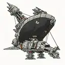 Lego Star Wars characters ships tattoo design idea