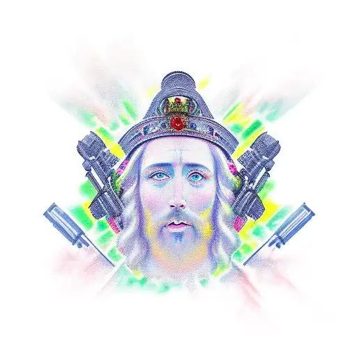 Jesus Christ tattoo design idea