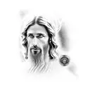 Jesus Christ tattoo design idea