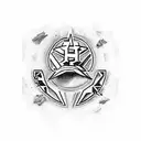 Houston Astros Aztec warriors tattoo design idea