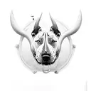 a bull terrier tattoo design idea
