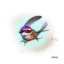 Sparrow tattoo design idea
