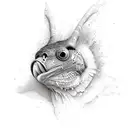 learn 2 swim tattoo design idea