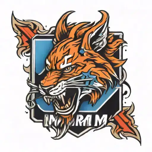 BMW M logo combined with Hyundai N logo tattoo design idea