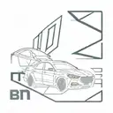 BMW M logo combined with Hyundai N logo tattoo design idea