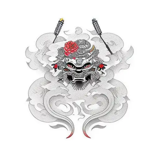 letters "JJ" and "DD" tattoo design idea