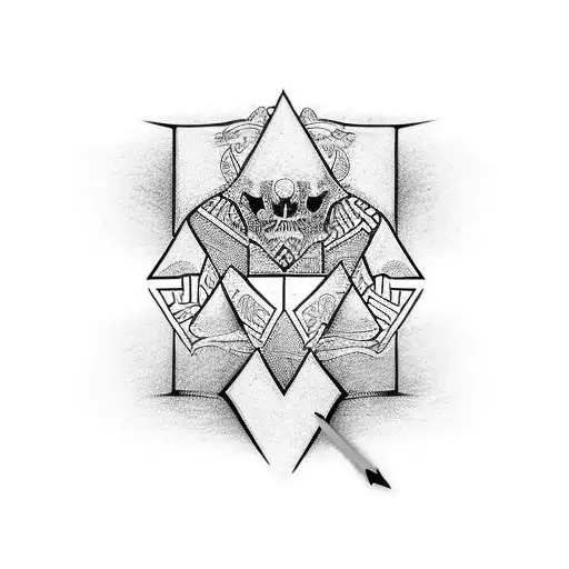 letters "JJ" and "DD" tattoo design idea