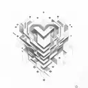 "Zachary Todd" in heart tattoo design idea