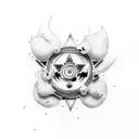 anime, logo one piece, eyes naruto, simbology one piece tattoo design idea