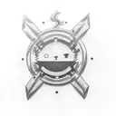 anime, logo one piece, eyes naruto, simbology one piece tattoo design idea