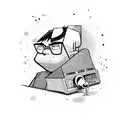 Combine elements from Dexter's Laboratory and other Cartoon Network shows in a playful mashup design tattoo design idea
