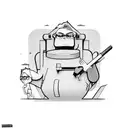 Combine elements from Dexter's Laboratory and other Cartoon Network shows in a playful mashup design tattoo design idea